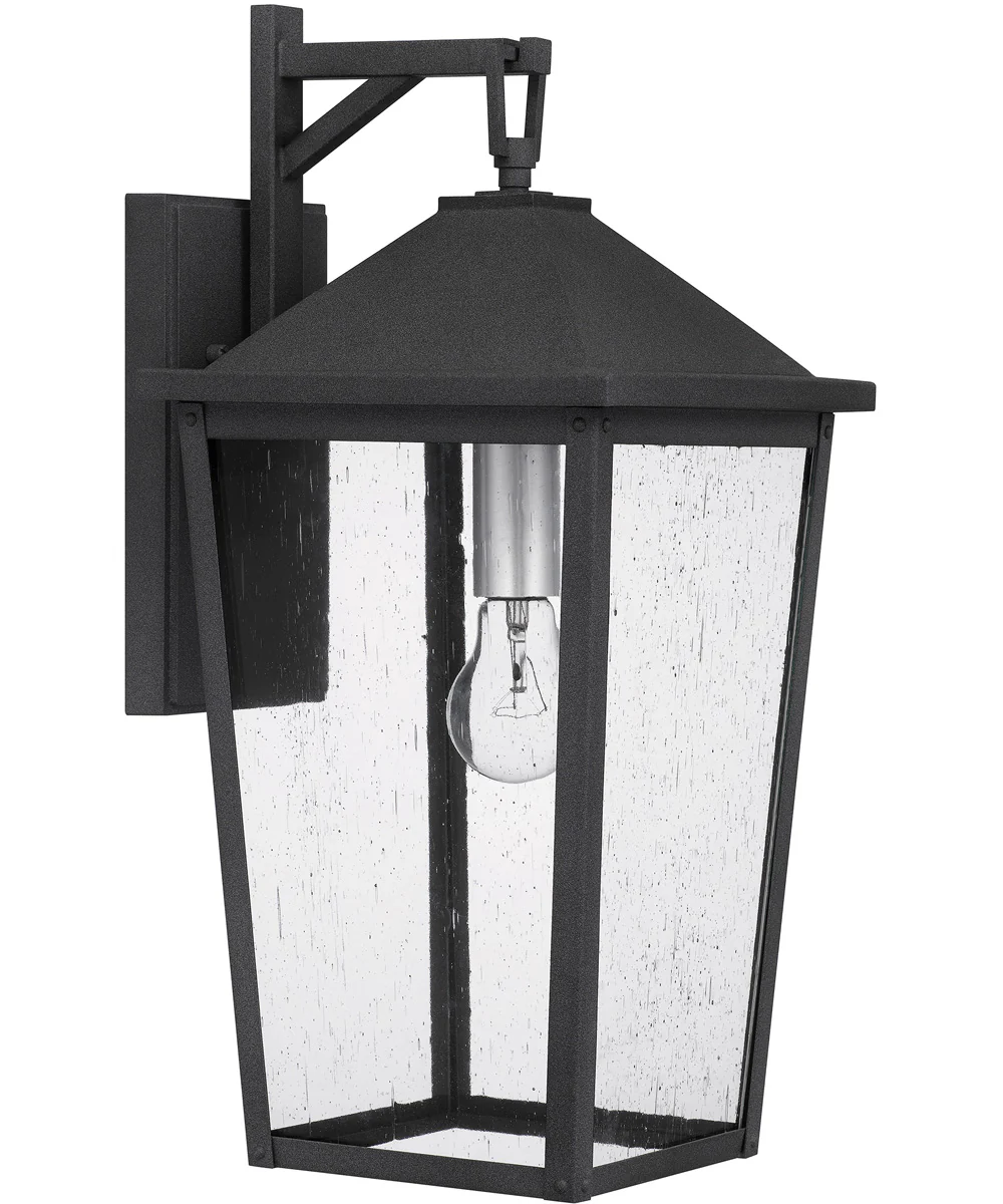 Stoneleigh Large 1-light Outdoor Wall Light  Coastal Armour Aluminum Mottled Black - Image 3