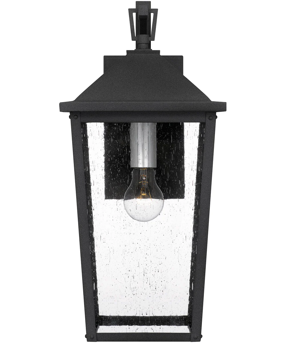 Stoneleigh Large 1-light Outdoor Wall Light  Coastal Armour Aluminum Mottled Black - Image 4