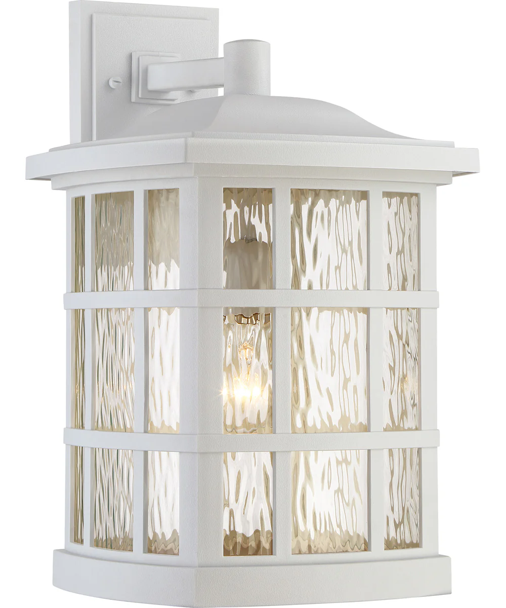 Stonington Extra Large 1-light Outdoor Wall Light  Coastal Armour White Lustre - Image 2