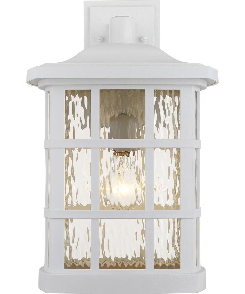 Stonington Extra Large 1-light Outdoor Wall Light  Coastal Armour White Lustre - Image 4