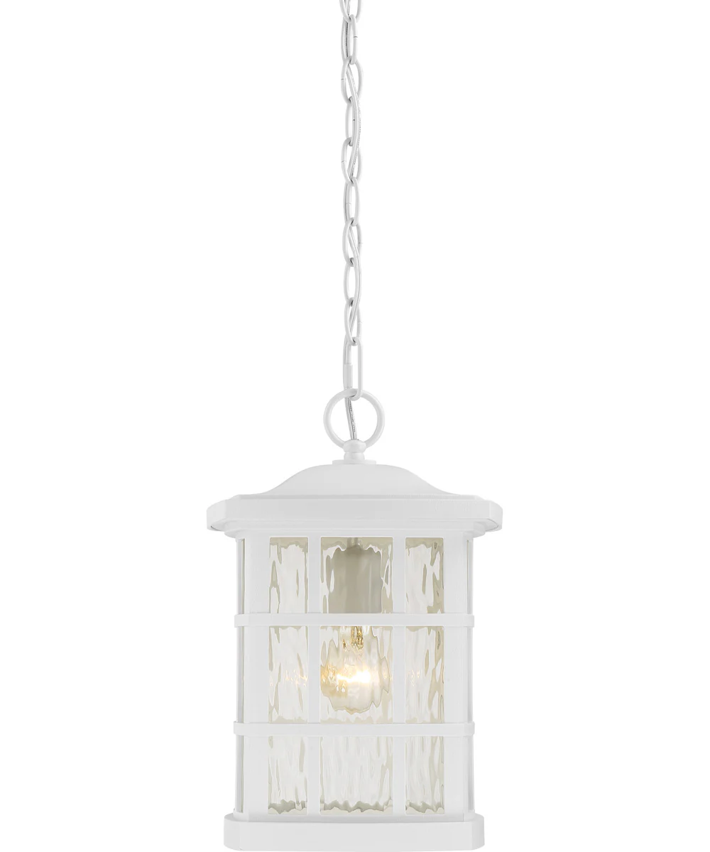 Stonington Large 1-light Outdoor Pendant Light  Coastal Armour White Lustre - Image 5