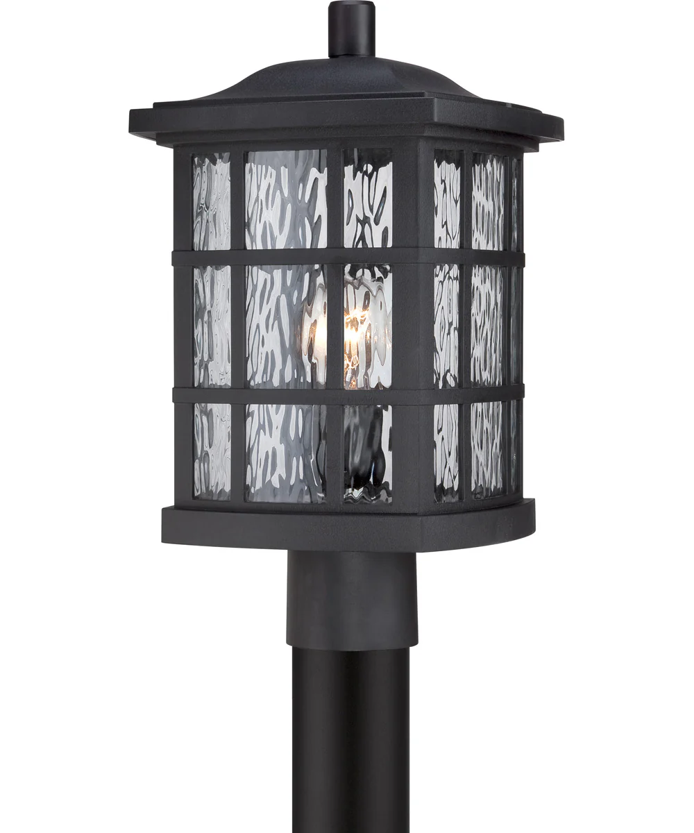 Stonington Large 1-light Outdoor Post Light  Coastal Armour Mystic Black - Image 2