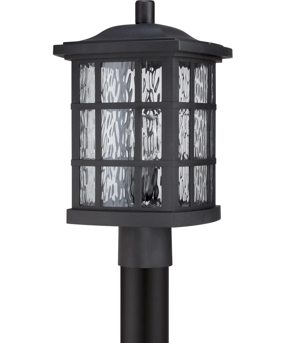 Stonington Large 1-light Outdoor Post Light  Coastal Armour Mystic Black - Image 3