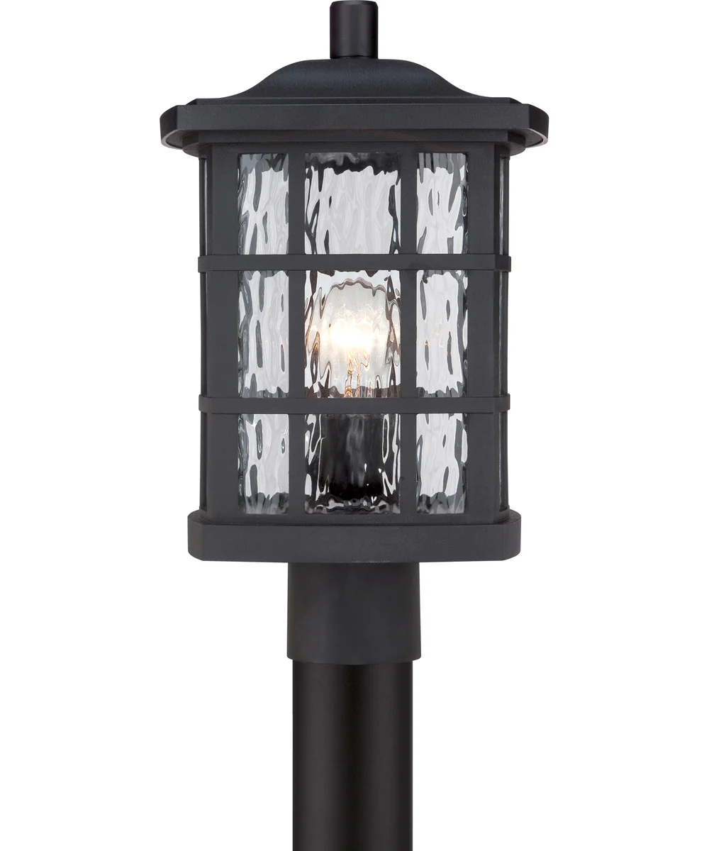 Stonington Large 1-light Outdoor Post Light  Coastal Armour Mystic Black - Image 4