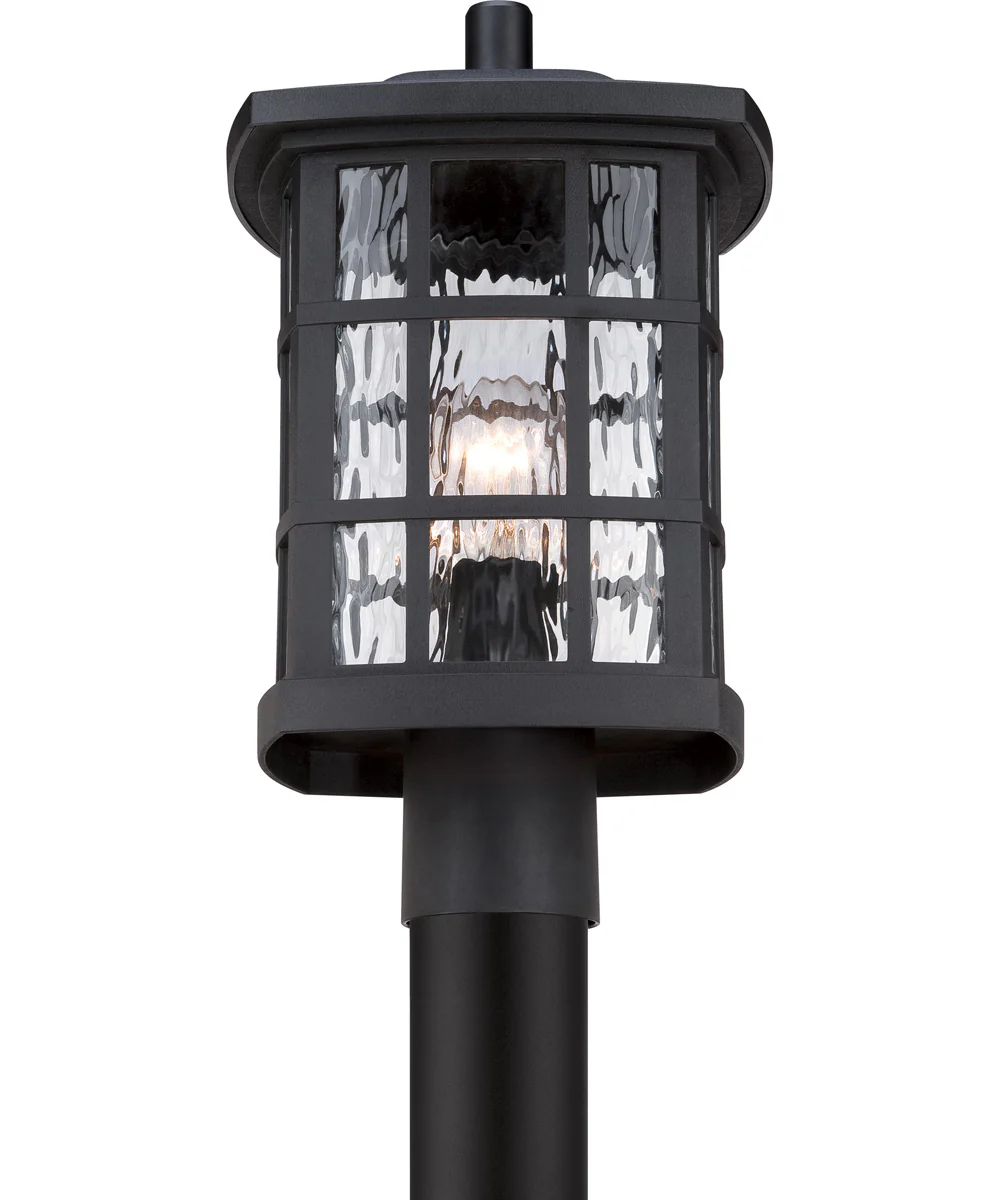 Stonington Large 1-light Outdoor Post Light  Coastal Armour Mystic Black - Image 5