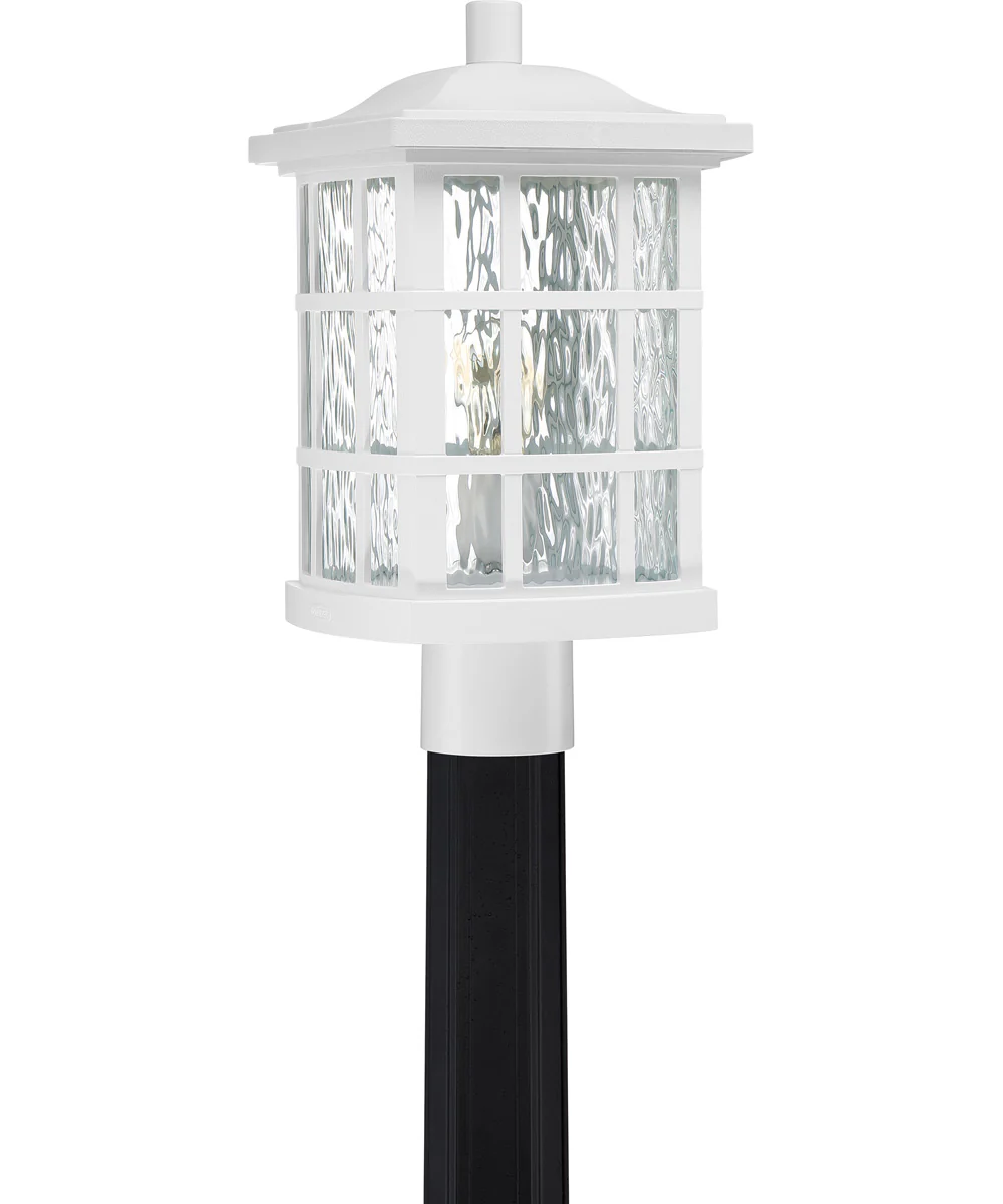 Stonington Large 1-light Outdoor Post Light  Coastal Armour White Lustre - Image 3