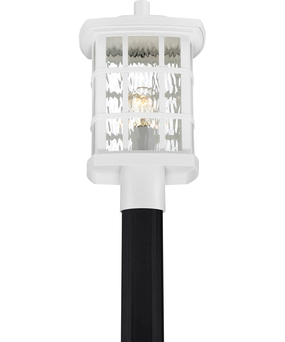 Stonington Large 1-light Outdoor Post Light  Coastal Armour White Lustre - Image 6