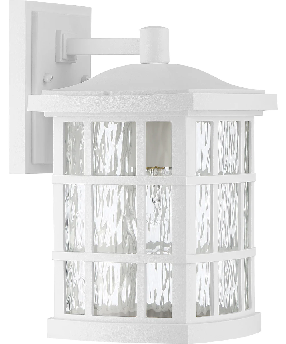 Stonington Medium 1-light Outdoor Wall Light  Coastal Armour White Lustre - Image 3