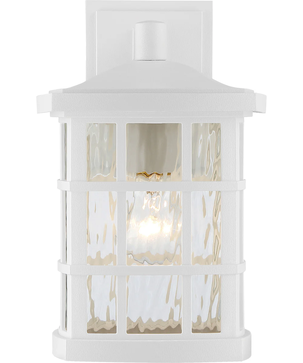 Stonington Medium 1-light Outdoor Wall Light  Coastal Armour White Lustre - Image 4