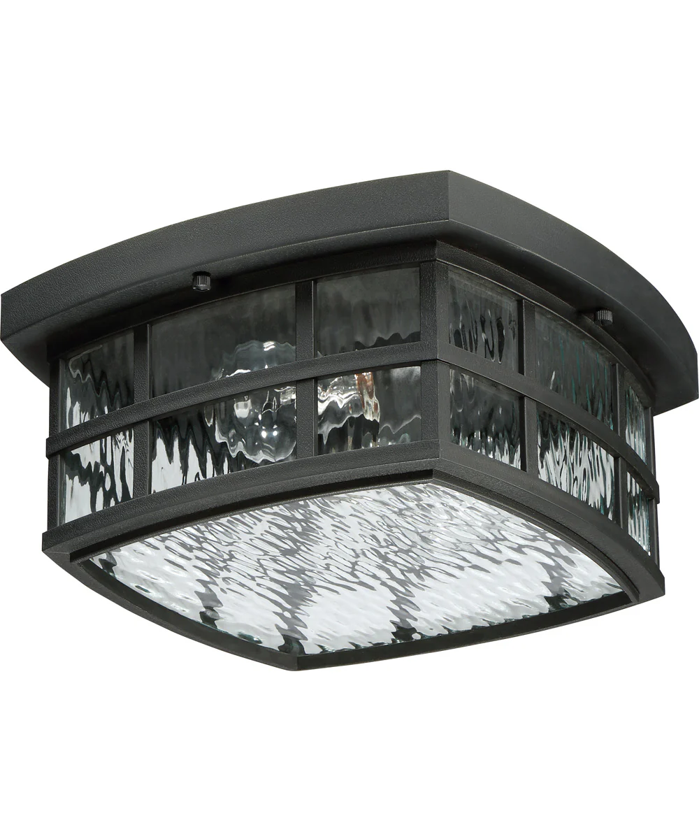 Stonington Medium 2-light Outdoor Ceiling Light  Coastal Armour Mystic Black - Image 3