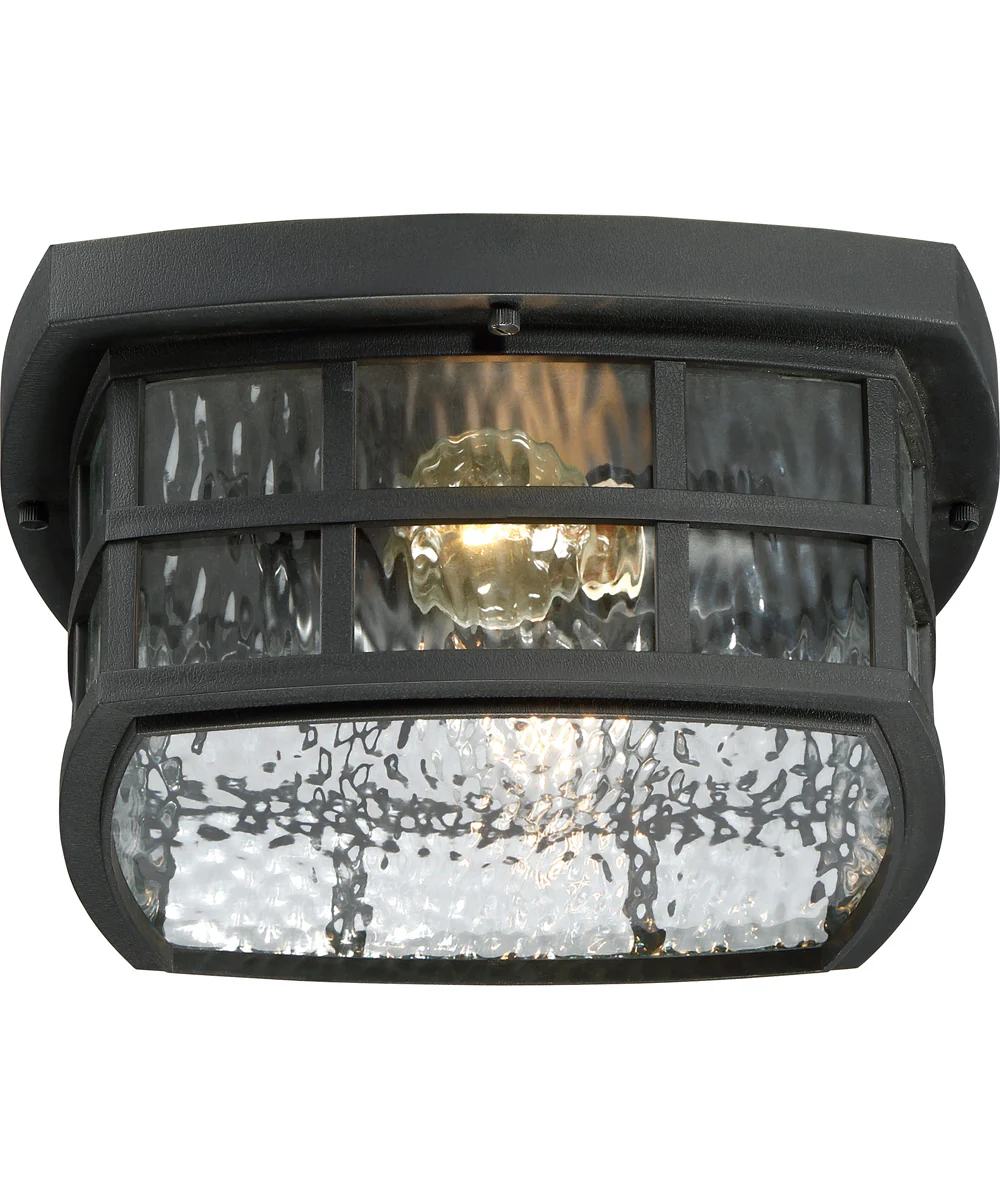 Stonington Medium 2-light Outdoor Ceiling Light  Coastal Armour Mystic Black - Image 4