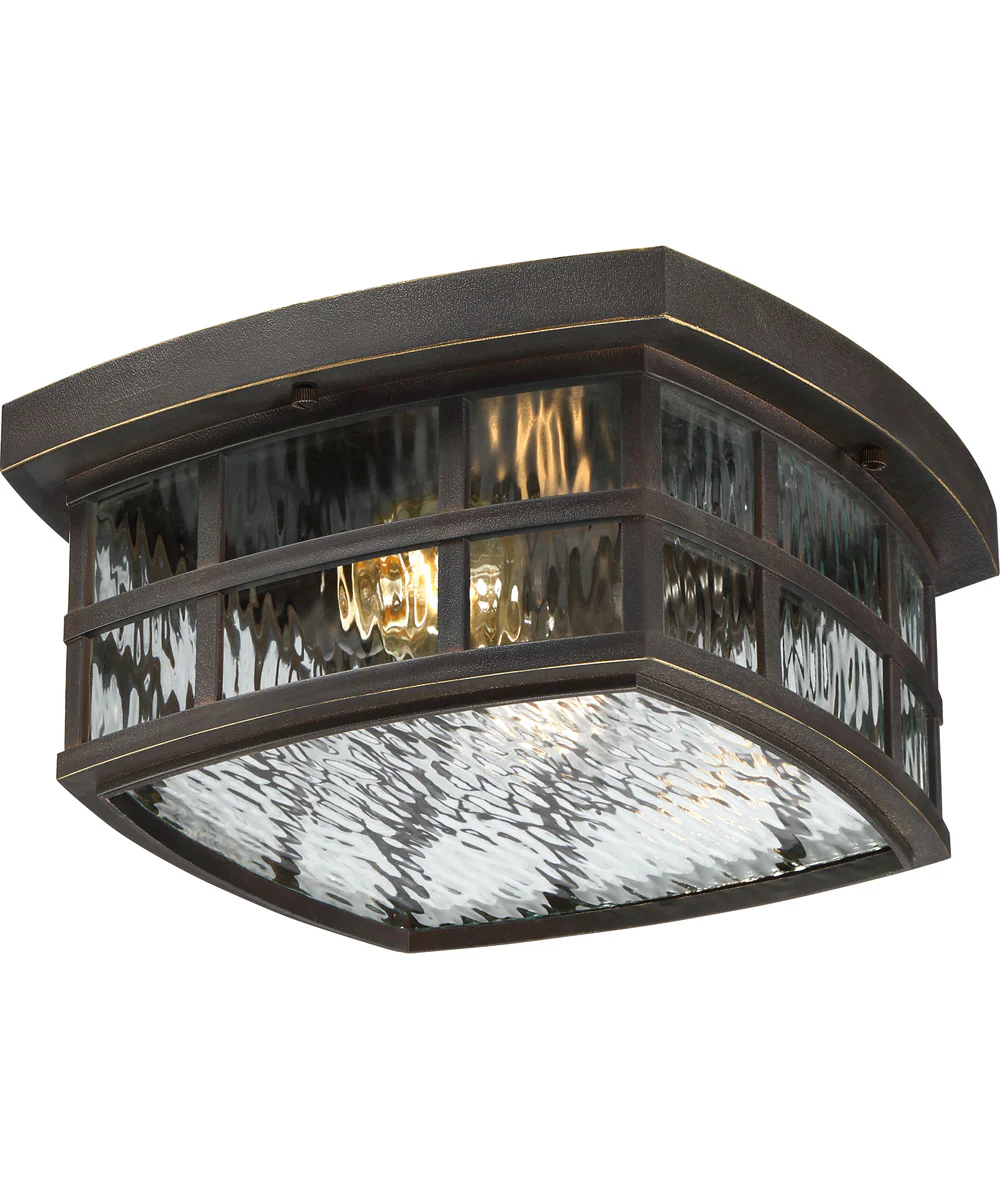 Stonington Medium 2-light Outdoor Ceiling Light Coastal Armour Palladian Bronze - Image 2