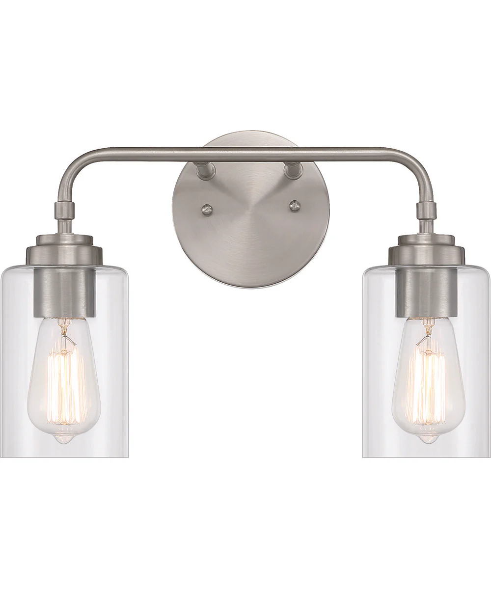 Stowe 2-Light Vanity Brushed Polished Nickel - Image 4