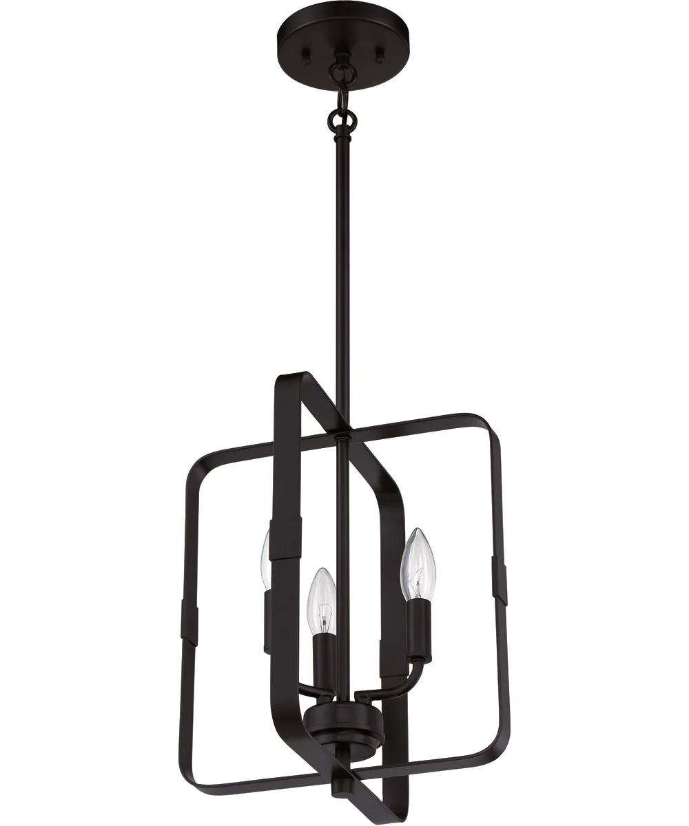 Stowe 3-Light Foyer Flat Black - Image 3