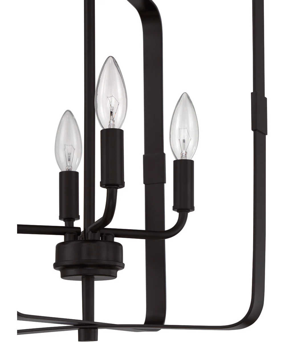 Stowe 4-Light Foyer Flat Black - Image 5