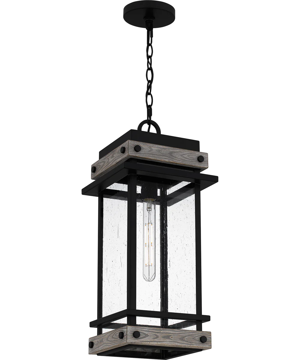 Strader Large 1-light Outdoor Pendant Light Matte Black - Image 4