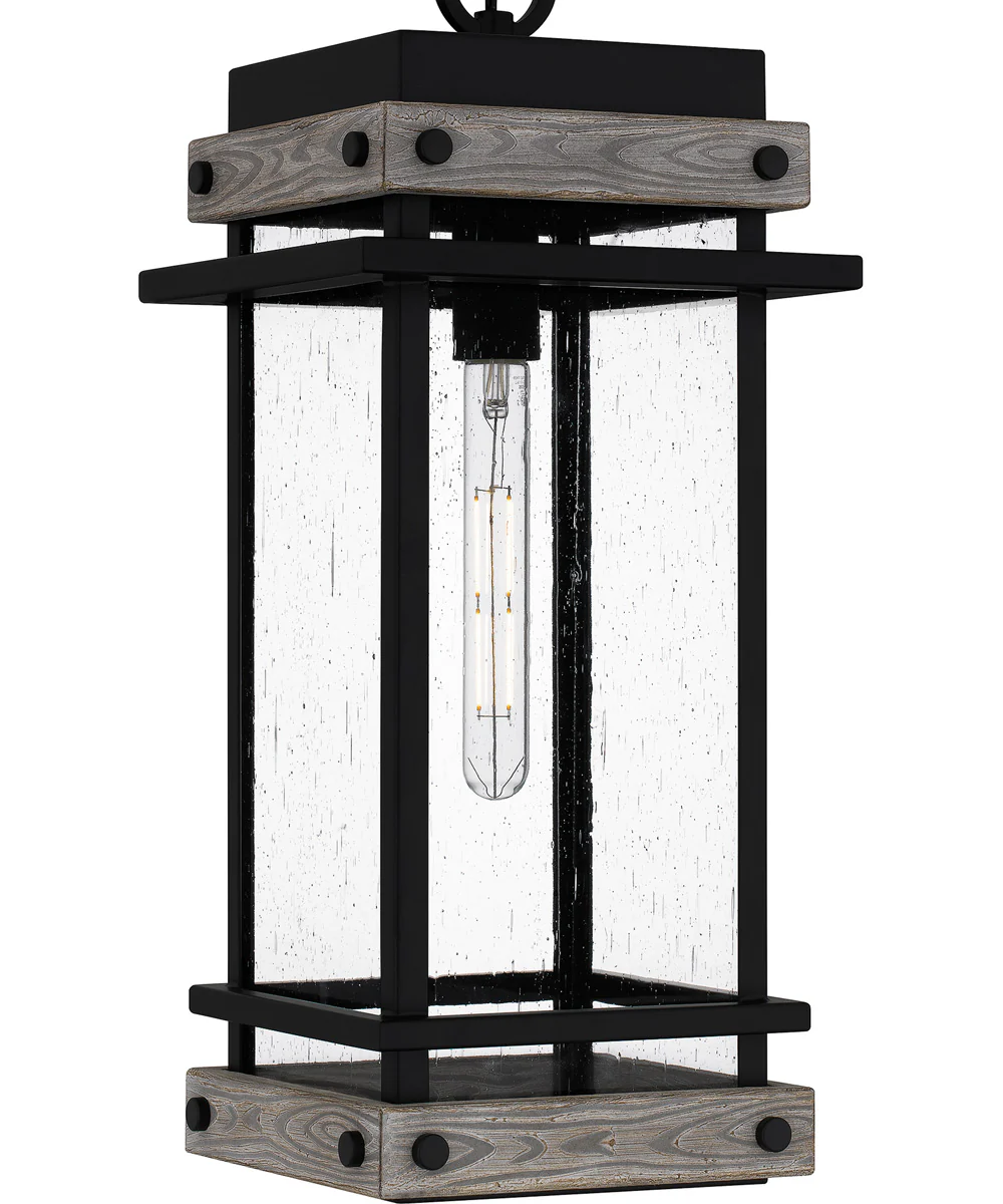 Strader Large 1-light Outdoor Pendant Light Matte Black - Image 5