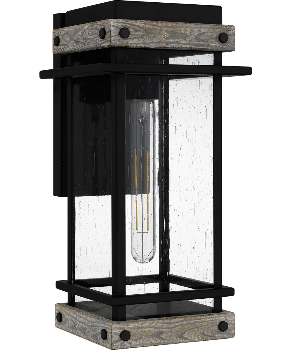 Strader Medium 1-light Outdoor Wall Light Matte Black - Image 2