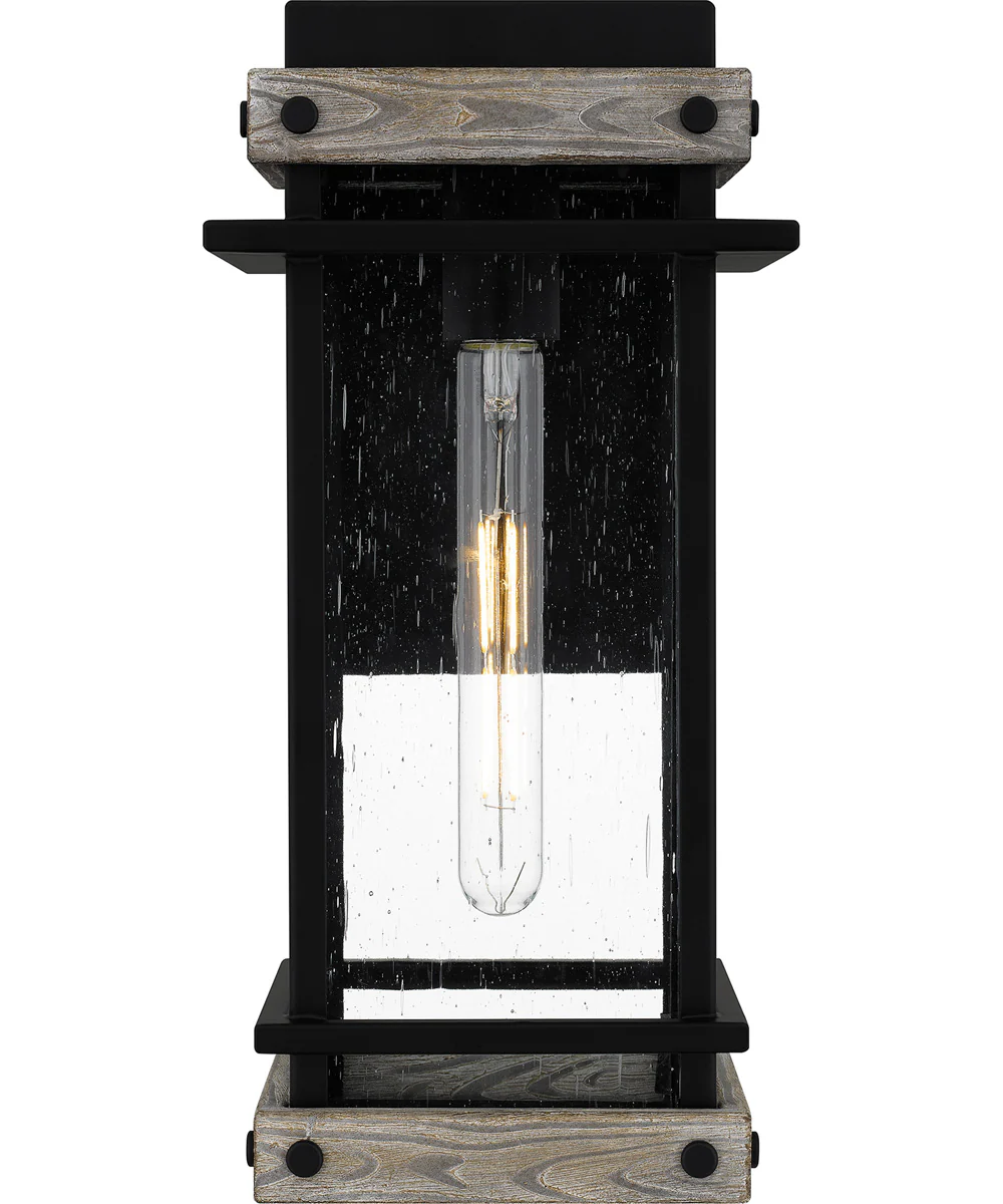 Strader Medium 1-light Outdoor Wall Light Matte Black - Image 3