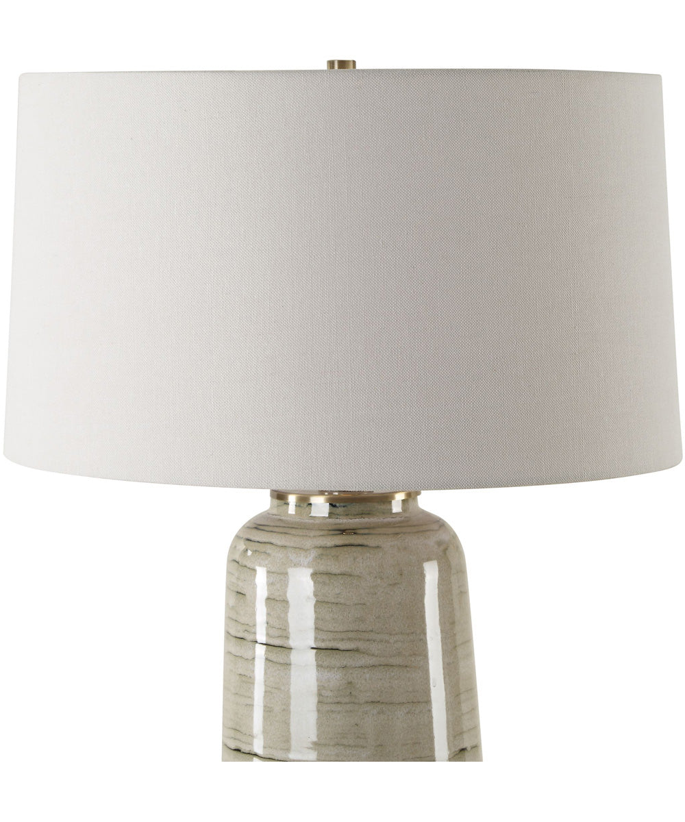 Strata Tan Glaze Table Lamp - Image 5