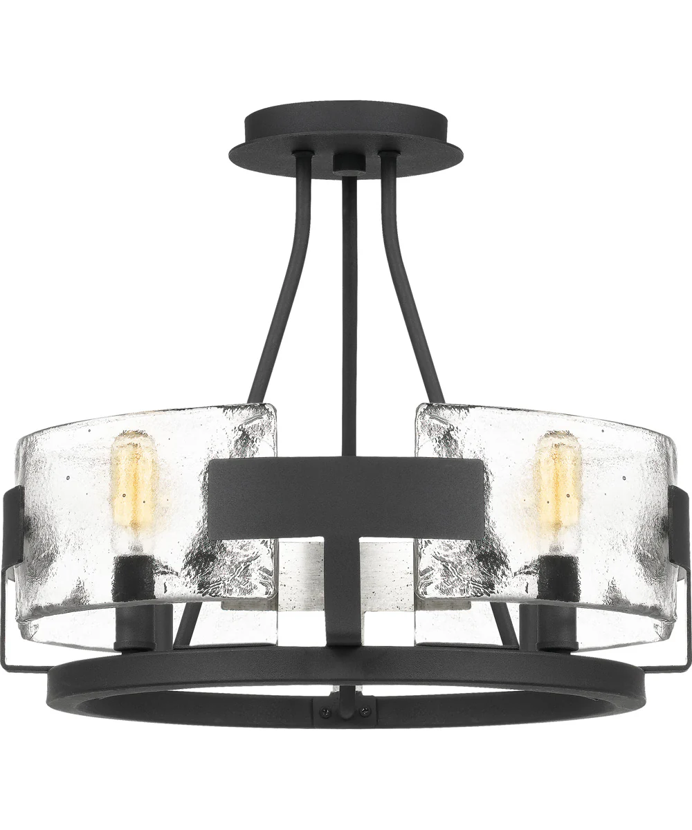 Stratum Large 4-light Semi Flush Mount Royal Ebony - Image 2
