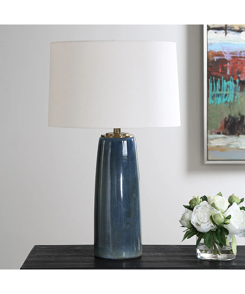 Submerged Deep Blue Table Lamp - Image 3