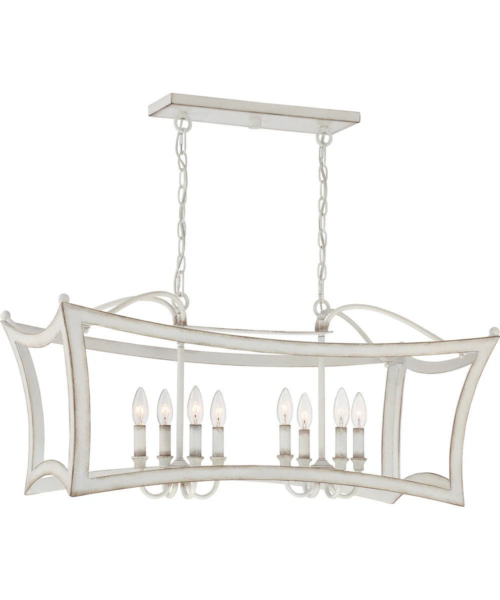 Summerford 8-light Island Light Antique White