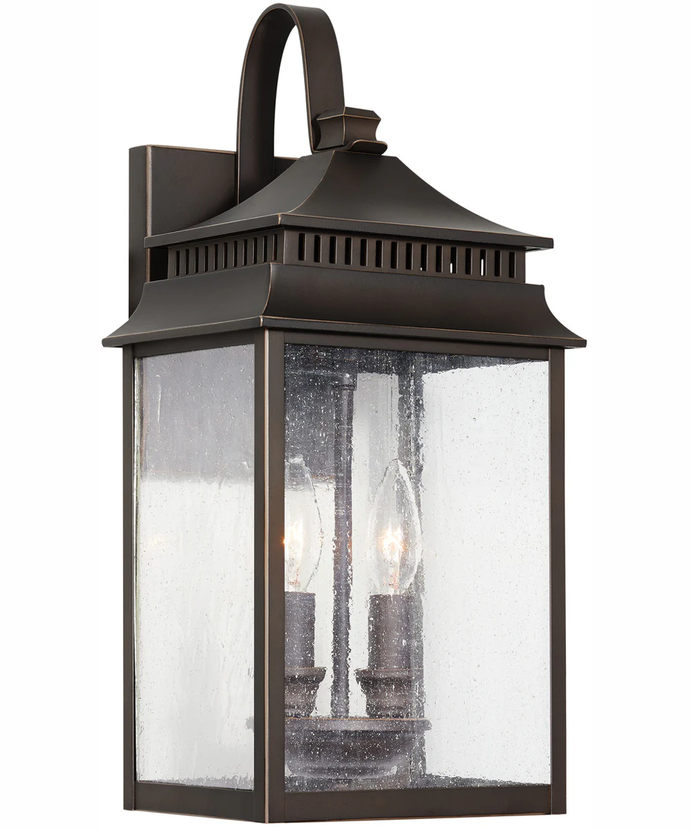 Sutter Creek 2-Light Outdoor Wall-Lantern Rain or Shine - Oiled Bronze - Image 3