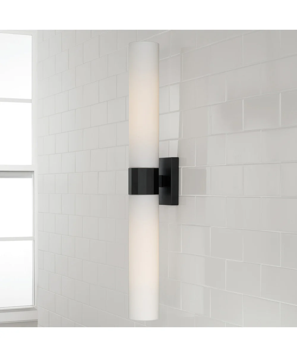 Sutton 2-Light Sconce Matte Black - Image 6