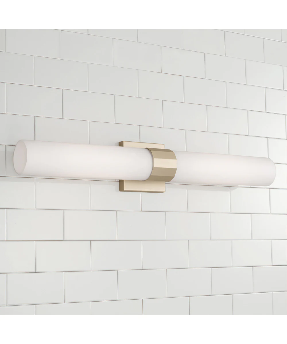Sutton 2-Light Dual-Mount Sconce/Vanity Mount In Soft Gold - Image 2