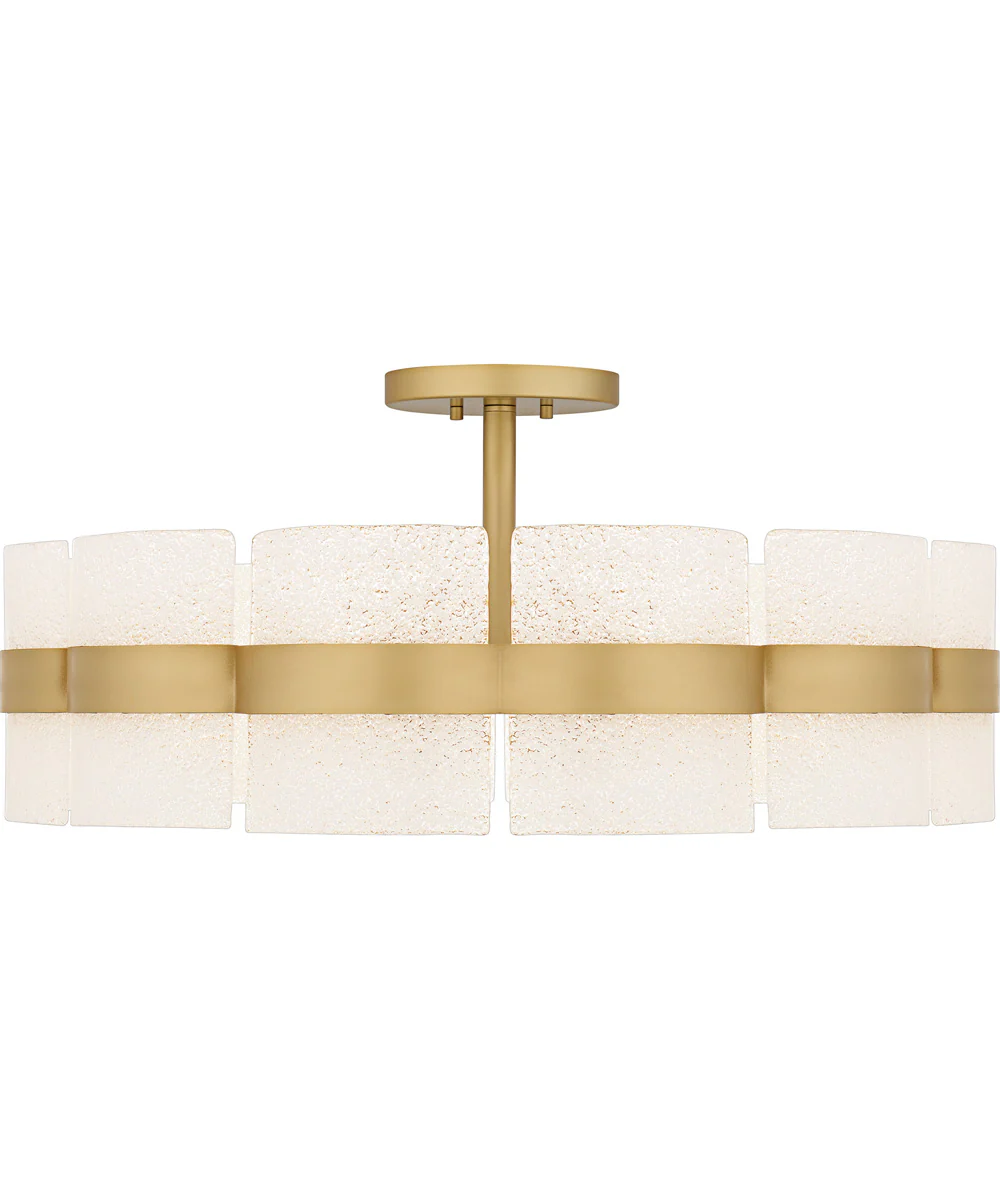 Sweeney Extra Large 6-light Semi Flush Mount Soft Gold - Image 3