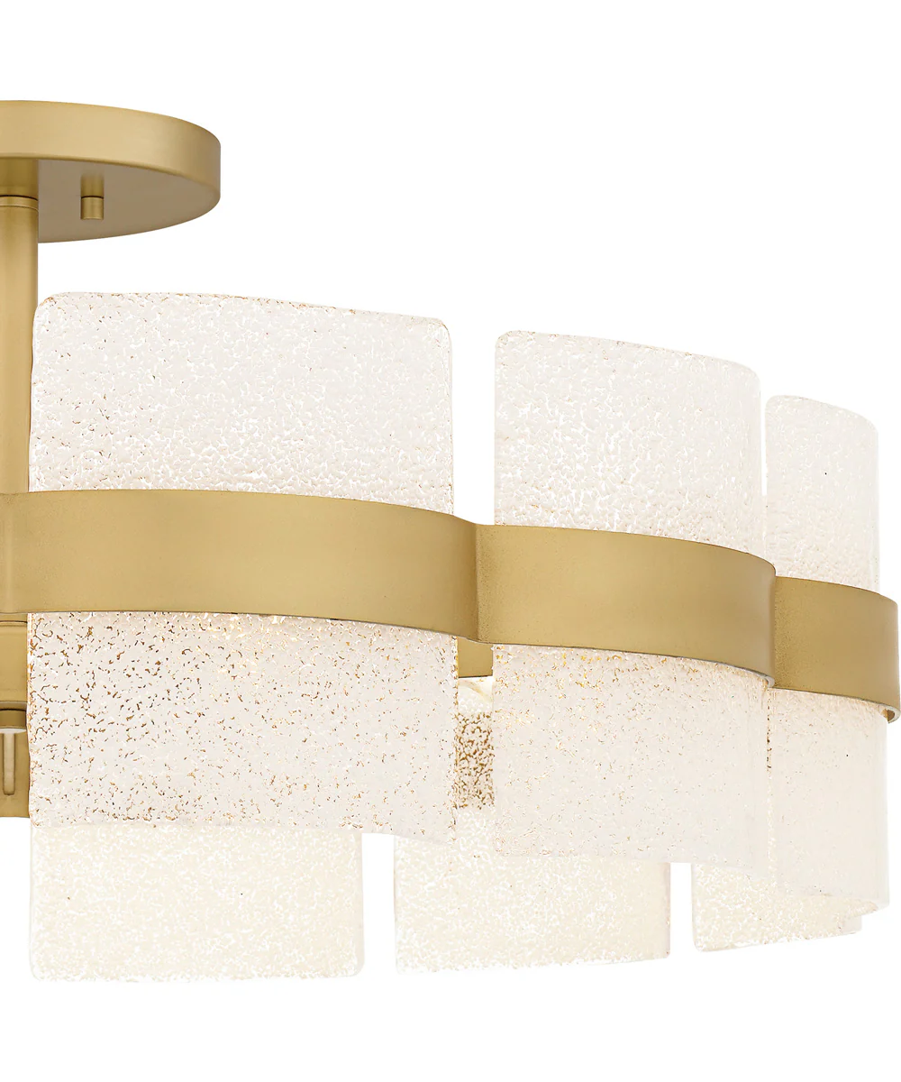 Sweeney Extra Large 6-light Semi Flush Mount Soft Gold - Image 5