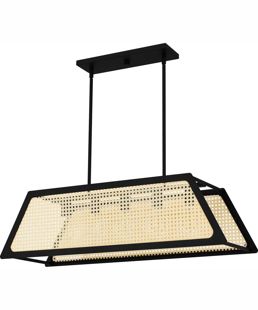 Syrah Medium 5-light Island Light Matte Black - Image 3