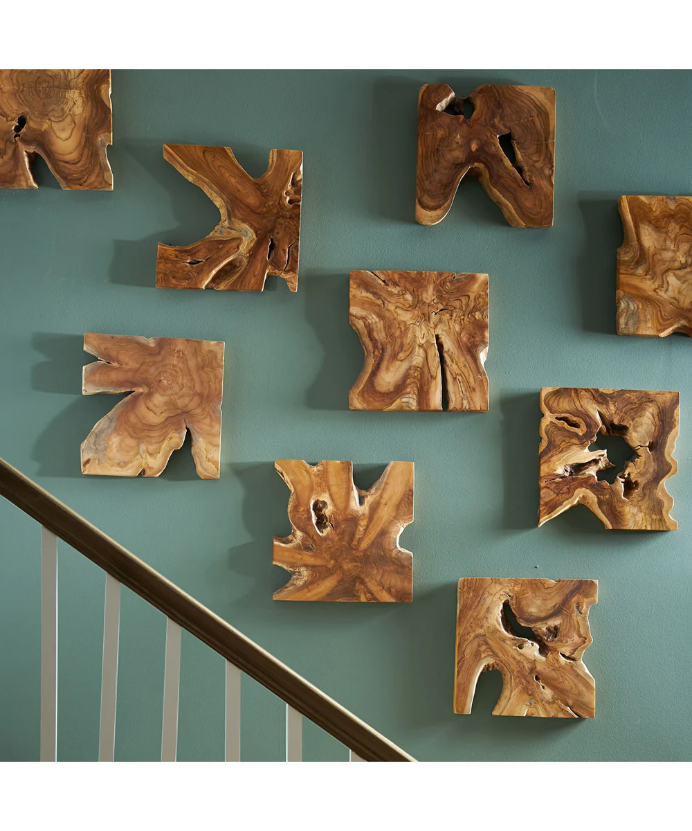 Talia Wood Wall Decor Set/9 - Image 2