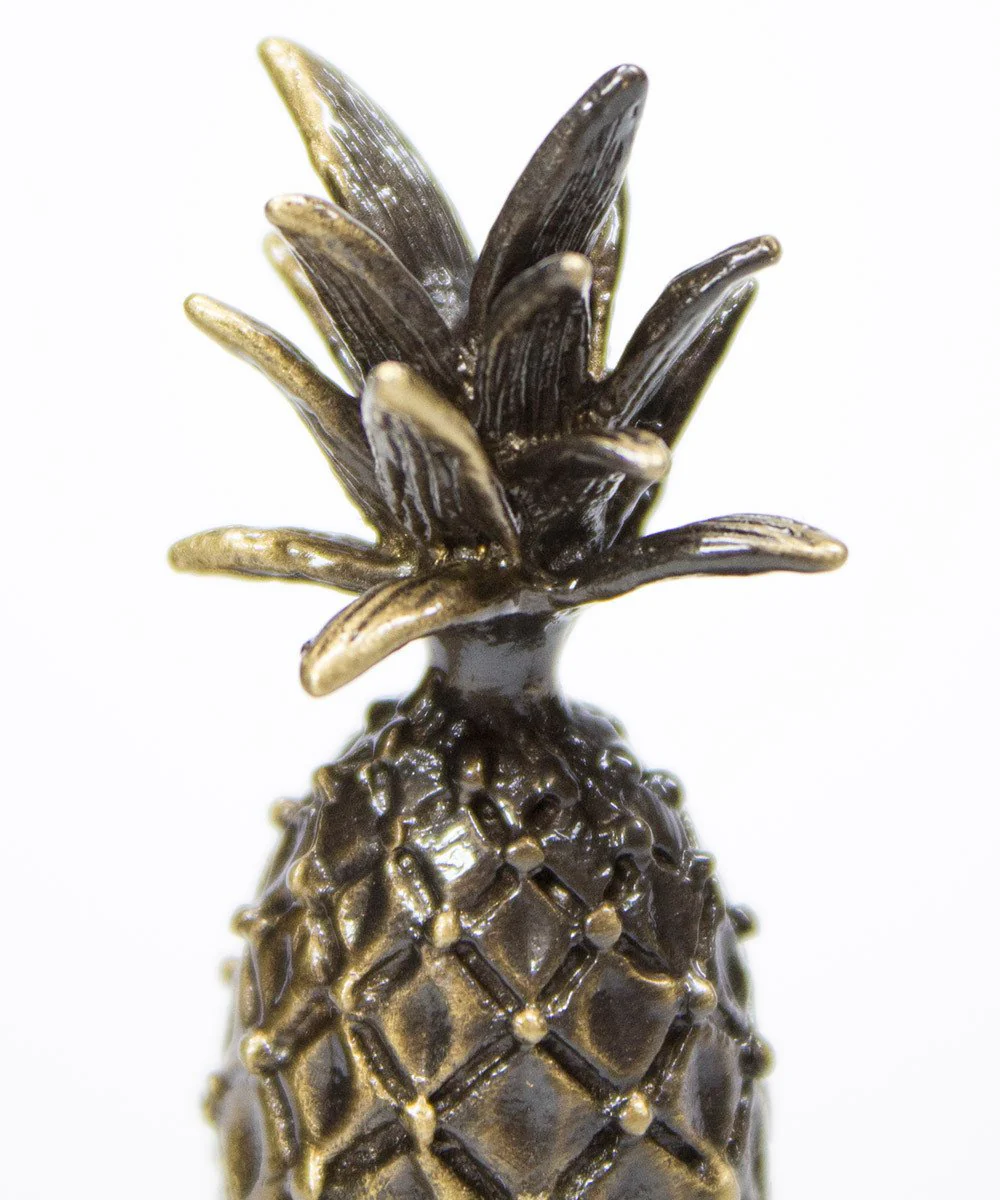 Tall Pineapple Ceiling Fan Pull, 2.5"h with 12" Antiqued Brass Chain - Image 4