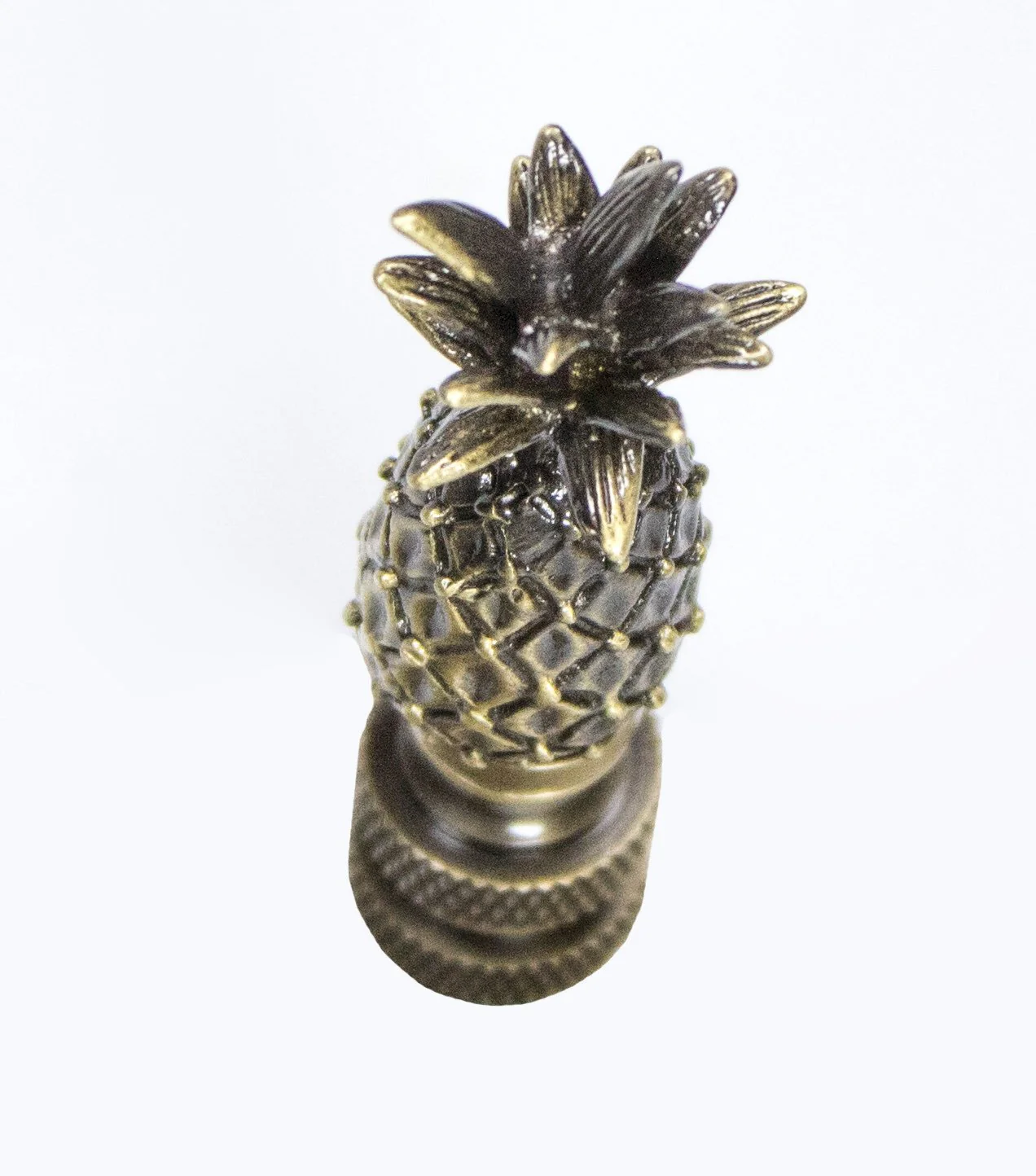 Tall Pineapple Ceiling Fan Pull, 2.5"h with 12" Antiqued Brass Chain - Image 6