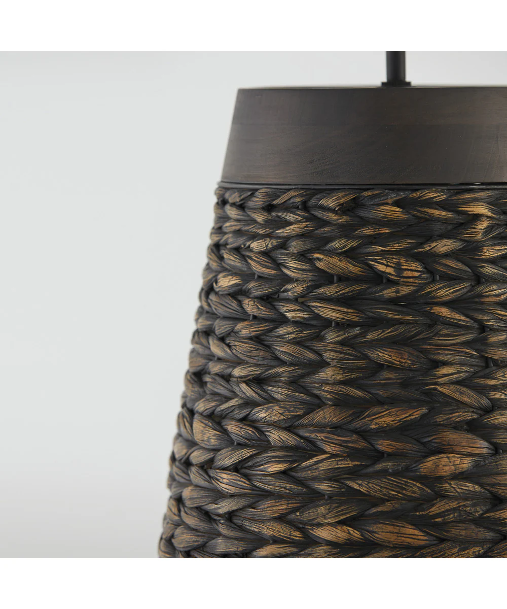 Tallulah 1-Light Pendant Charcoal Wash - Image 4
