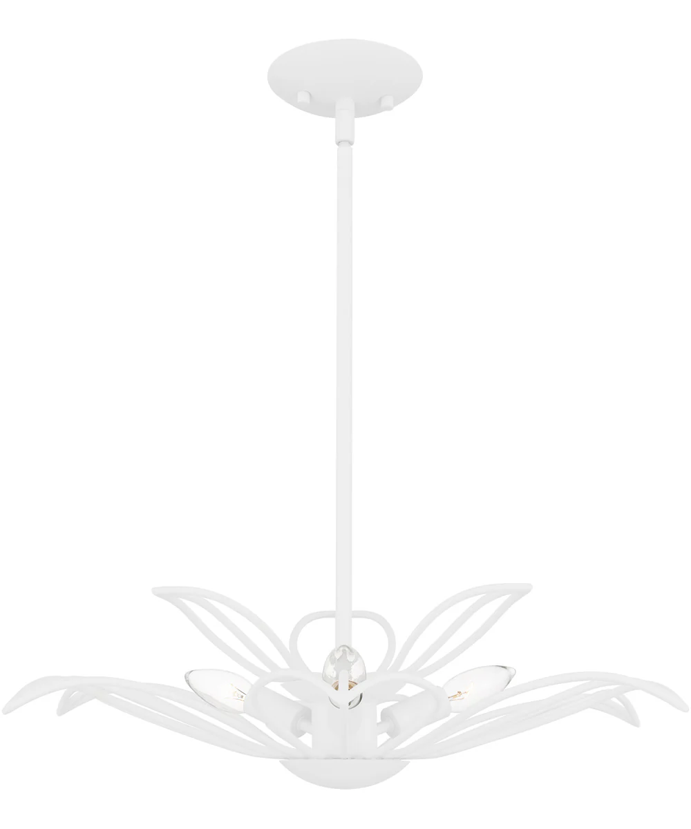 Tallulah Large 3-light Pendant Sand White - Image 3