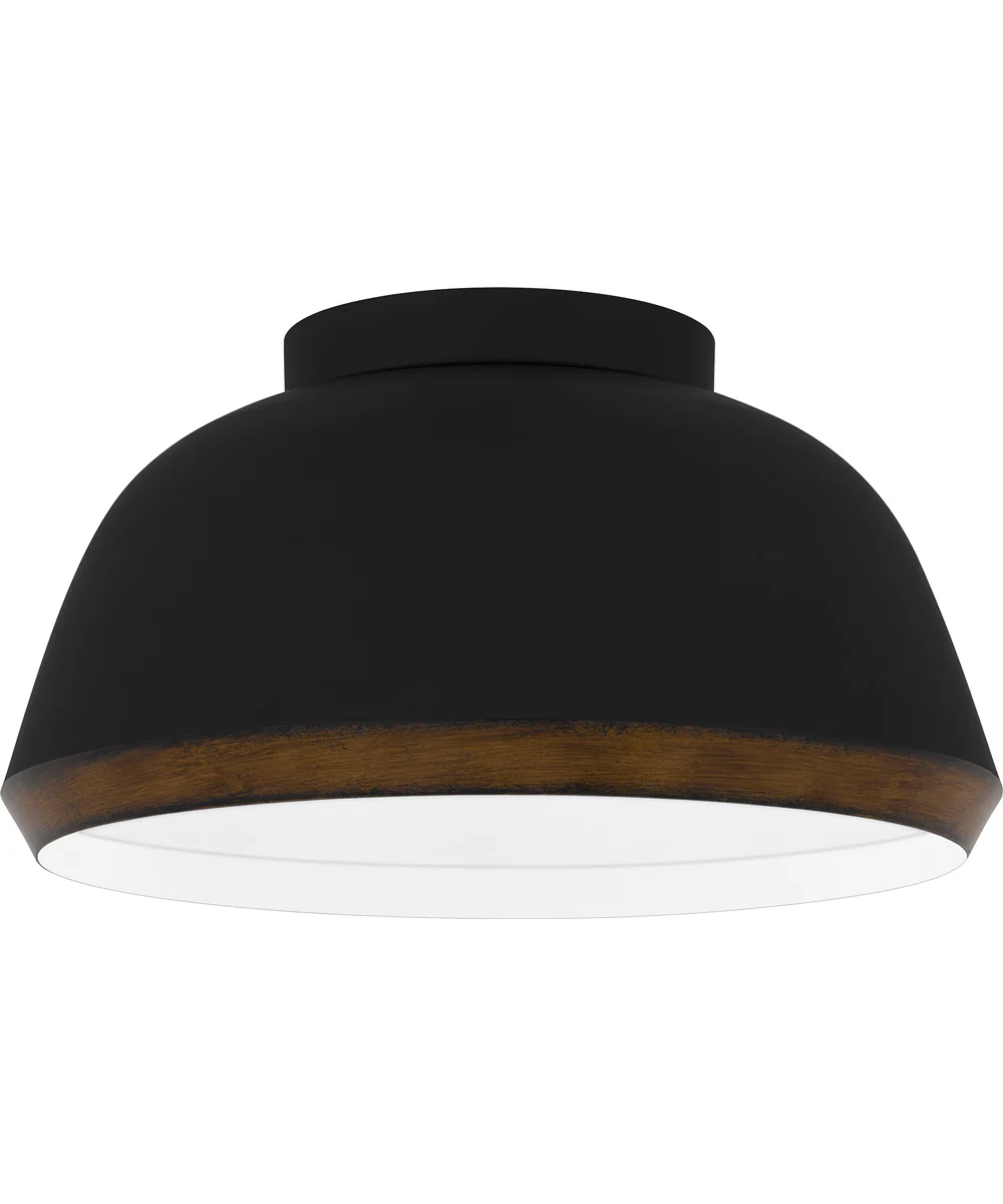 Tamara Medium 3-light Flush Mount Matte Black - Image 2