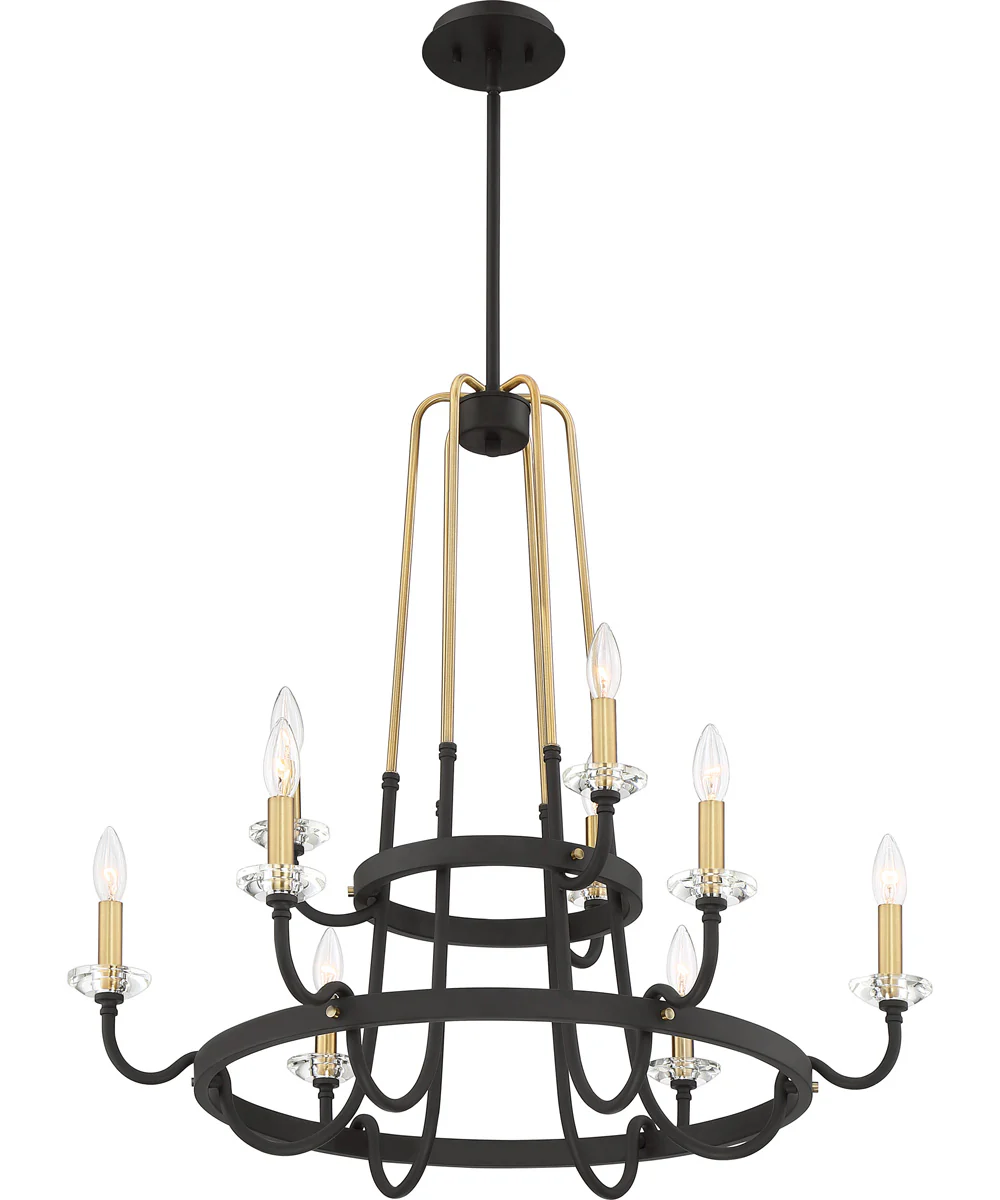 Tanner 9-light Chandelier Western Bronze - Image 4