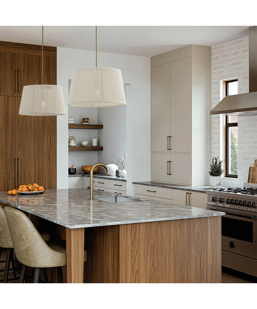 Tara 1-Light Pendant Matte Brass - Image 2
