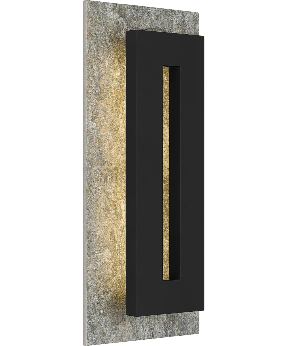 Tate Medium Outdoor Wall Light Coastal Armour Aluminum Earth Black