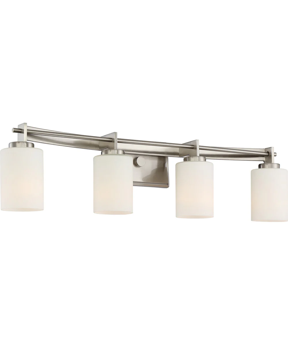 Taylor Extra Large 4-light Bath Light Brushed Nickel - Image 3