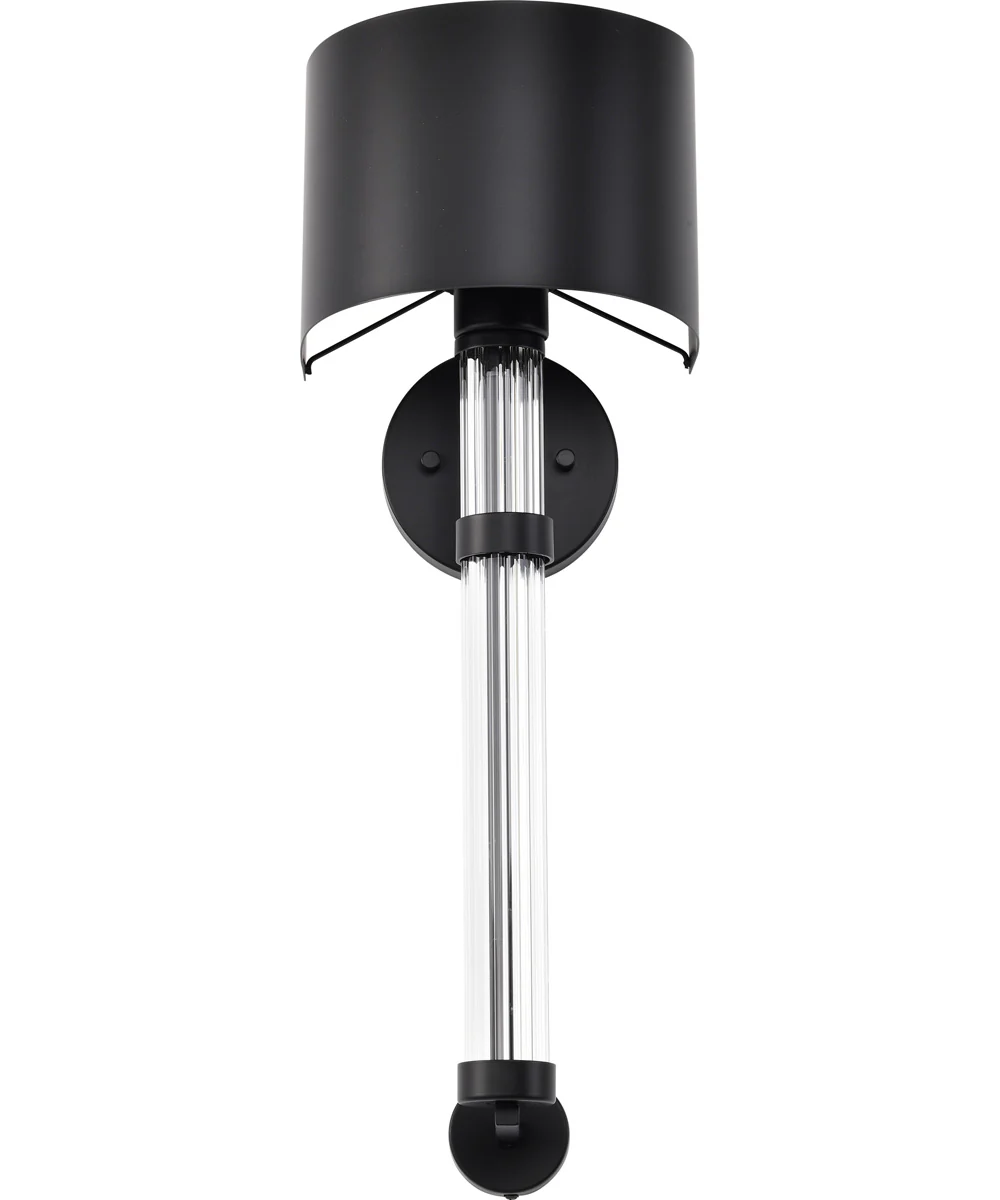 Teagon 1-Light Vanity & Wall Matte Black - Image 3