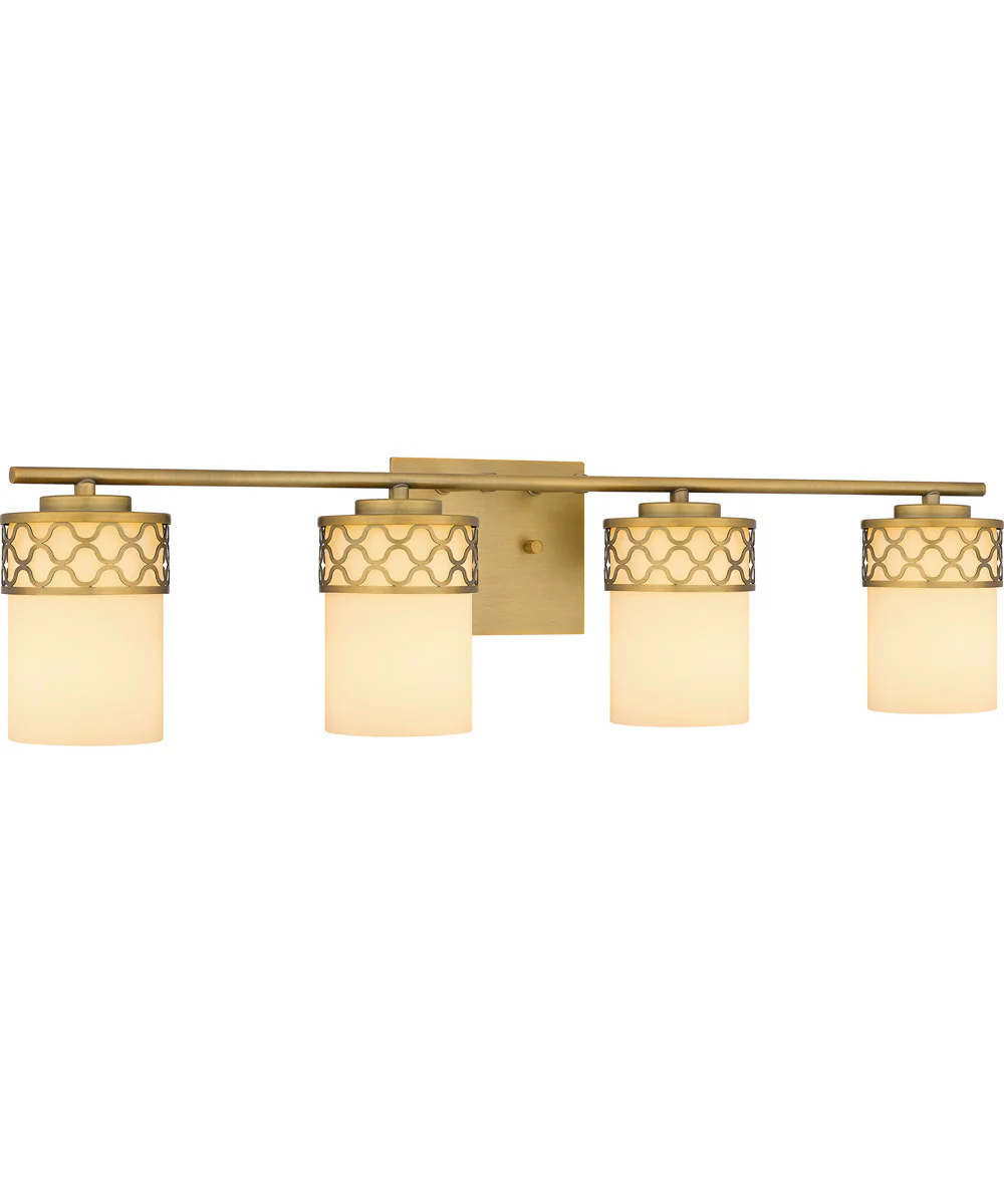 Tenley Extra Large 4-light Bath Light Aged Brass - Image 3