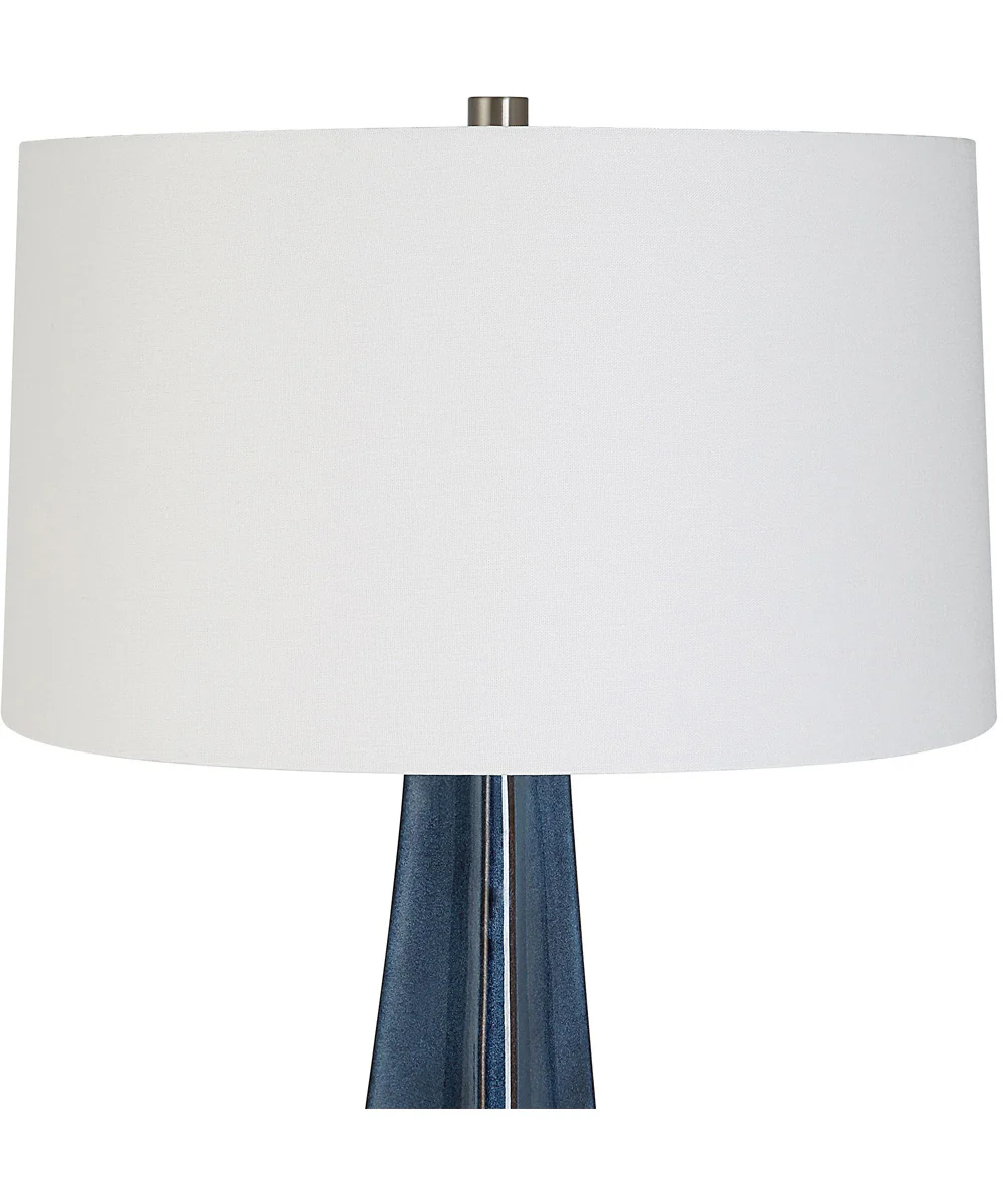 Teramo Scalloped Ceramic Table Lamp - Image 5