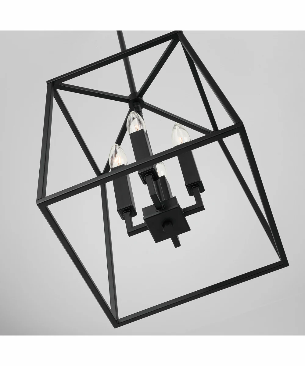 Thea 4-Light Foyer Matte Black - Image 2