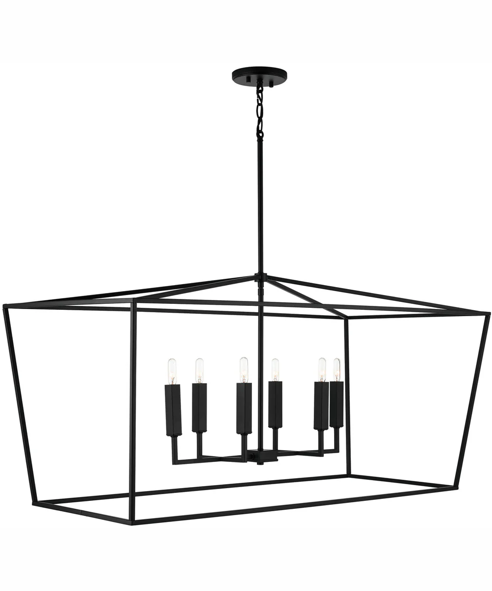 Thea 6-Light Island Matte Black - Image 3