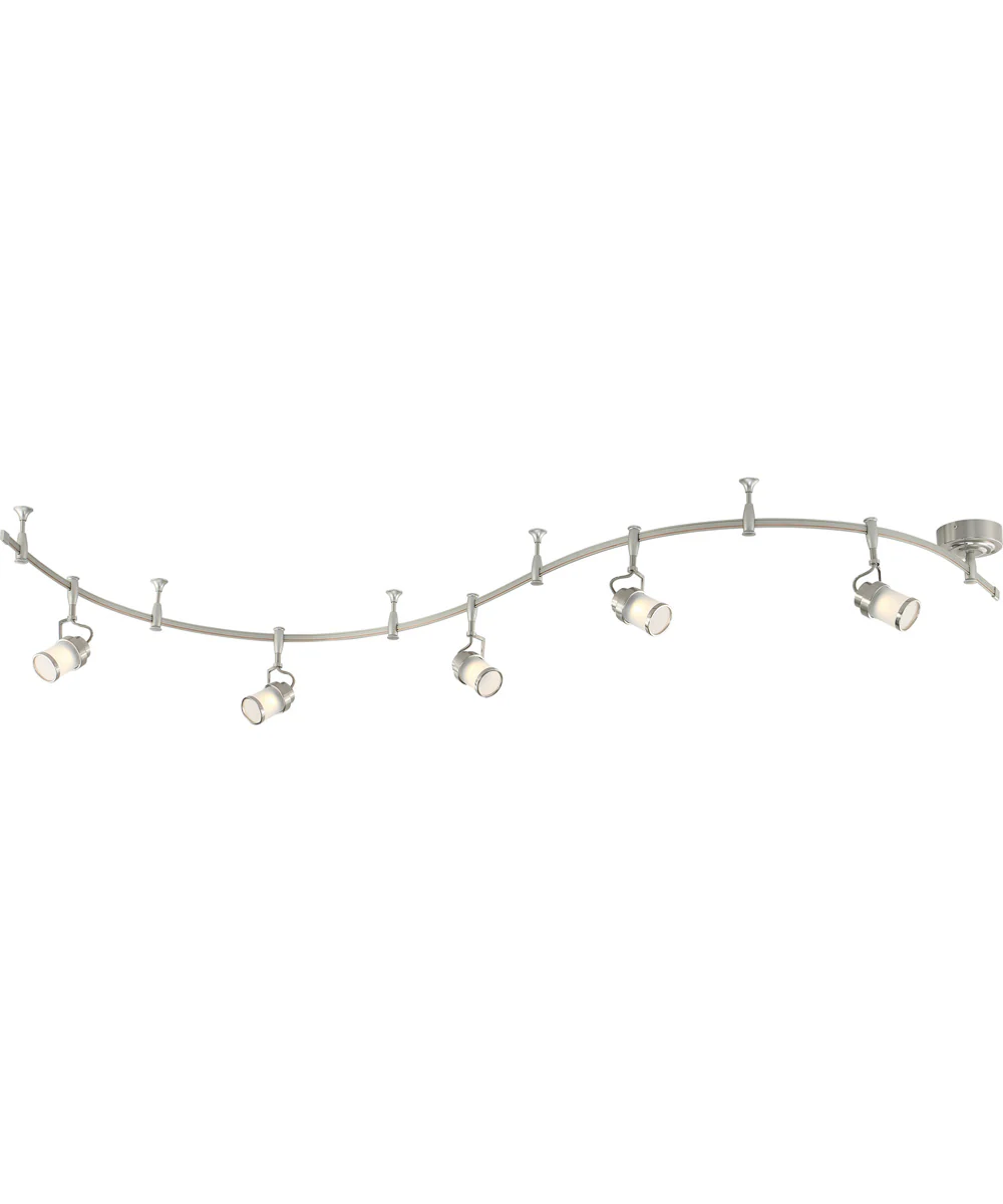 Theater Track Light Brushed Nickel
