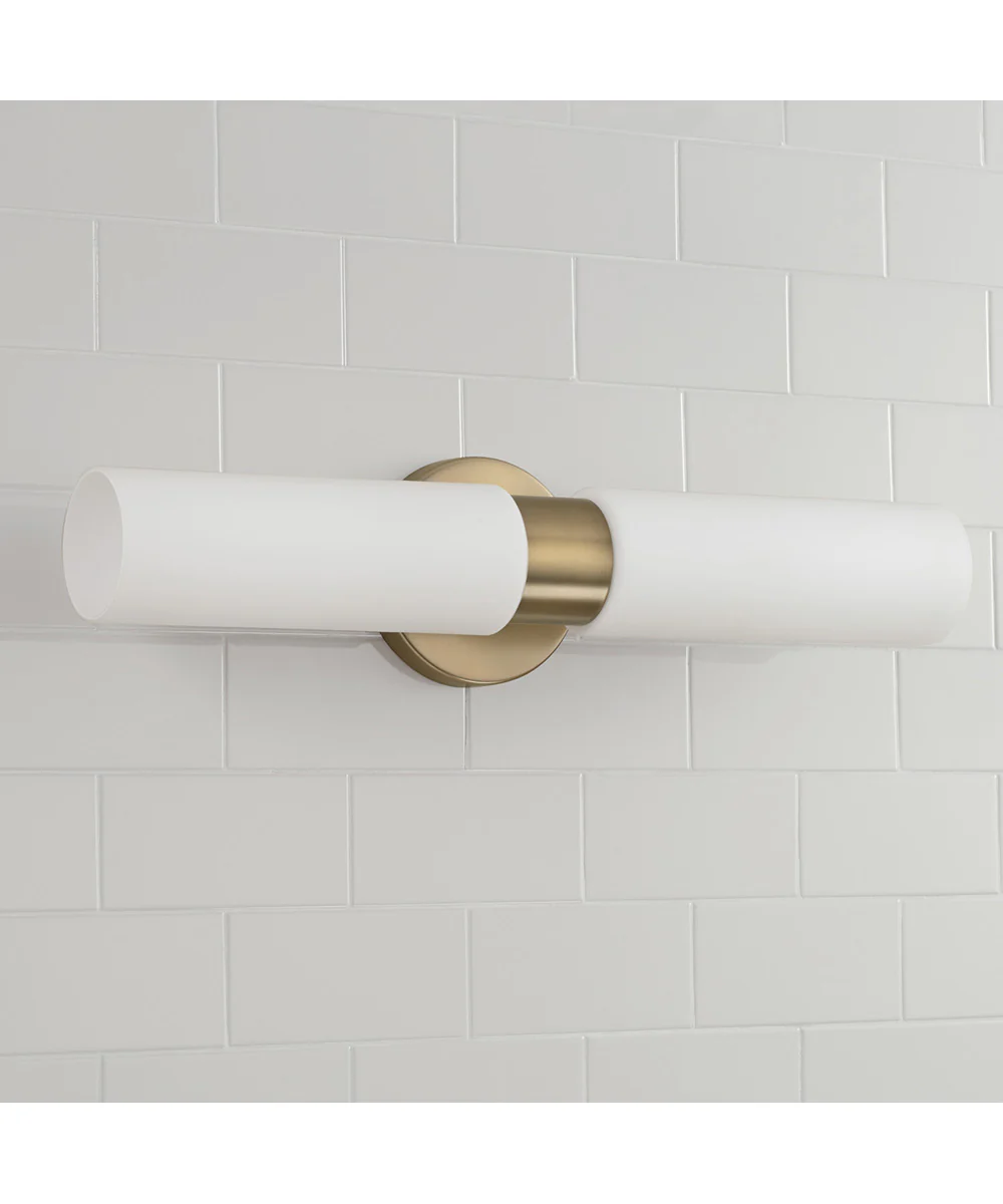 Theo 2-Light Sconce Aged Brass - Image 2